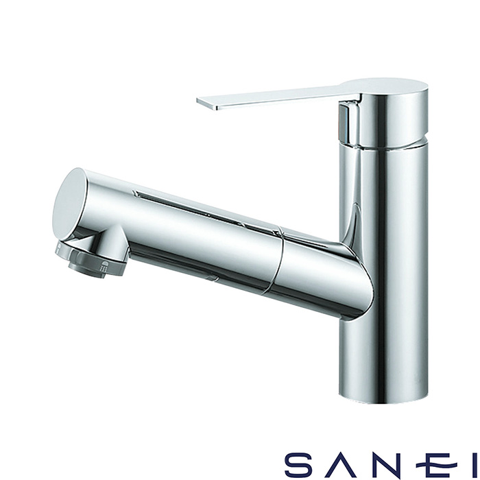 column 洗面混合栓（ホース泡沫吐水） K47531EJV SANEI クローム ekrea