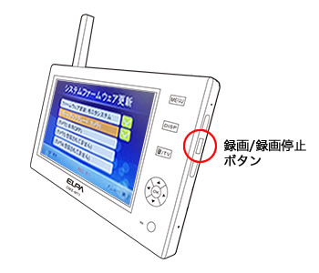 ワイヤレスカメラ＆モニター（CMS-7110） | 商品情報 | ELPA 朝日電器