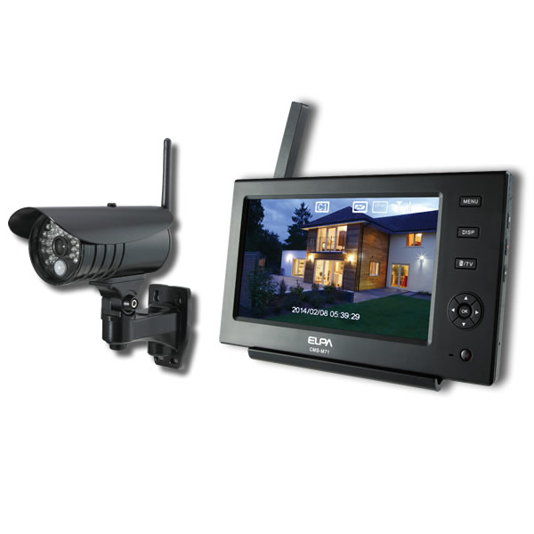 ワイヤレスカメラ＆モニター（CMS-7110） | 商品情報 | ELPA 朝日電器