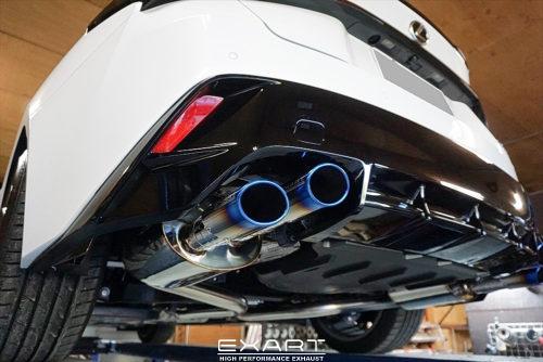 作業紹介】レクサスIS500 EXART ONEマフラー装着 | EXART – High