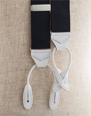 結婚式・披露宴に ～ AT-40B&W アルバートサーストン サスペンダー 黒