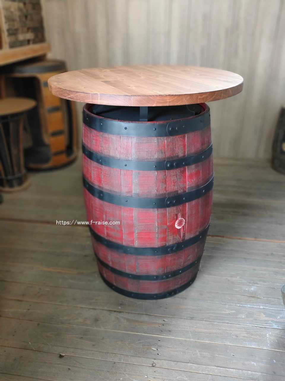 シンプル樽テーブルの通販・販売 － 木製雑貨の専門店F-RAISE