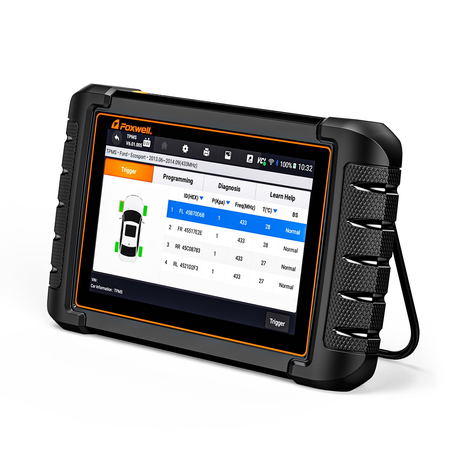 Foxwell NT809TS Bi-Directional OBD2 Diagnostic Scanner and TPMS Tool