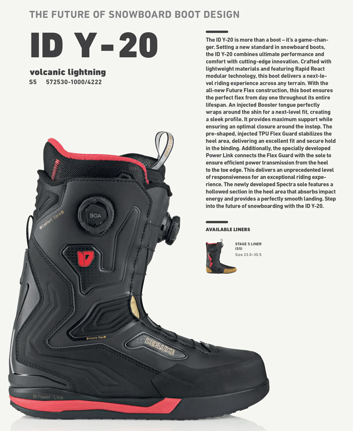 NEW！数量限定 25-26 DEELUXE ブーツ ID Y-20 ディーラックス