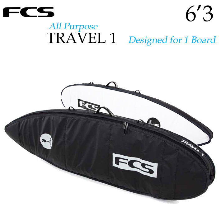 FCS エフシーエス サーフボードケース TRAVEL1 [6'3] ALL PURPOSE