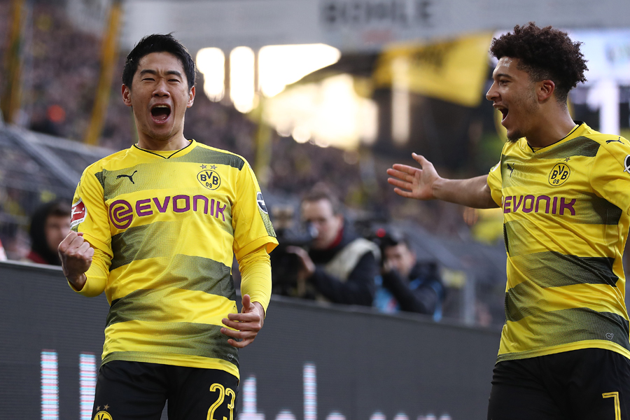 香川、ドルトムント公開の「トップ10ゴール」動画で