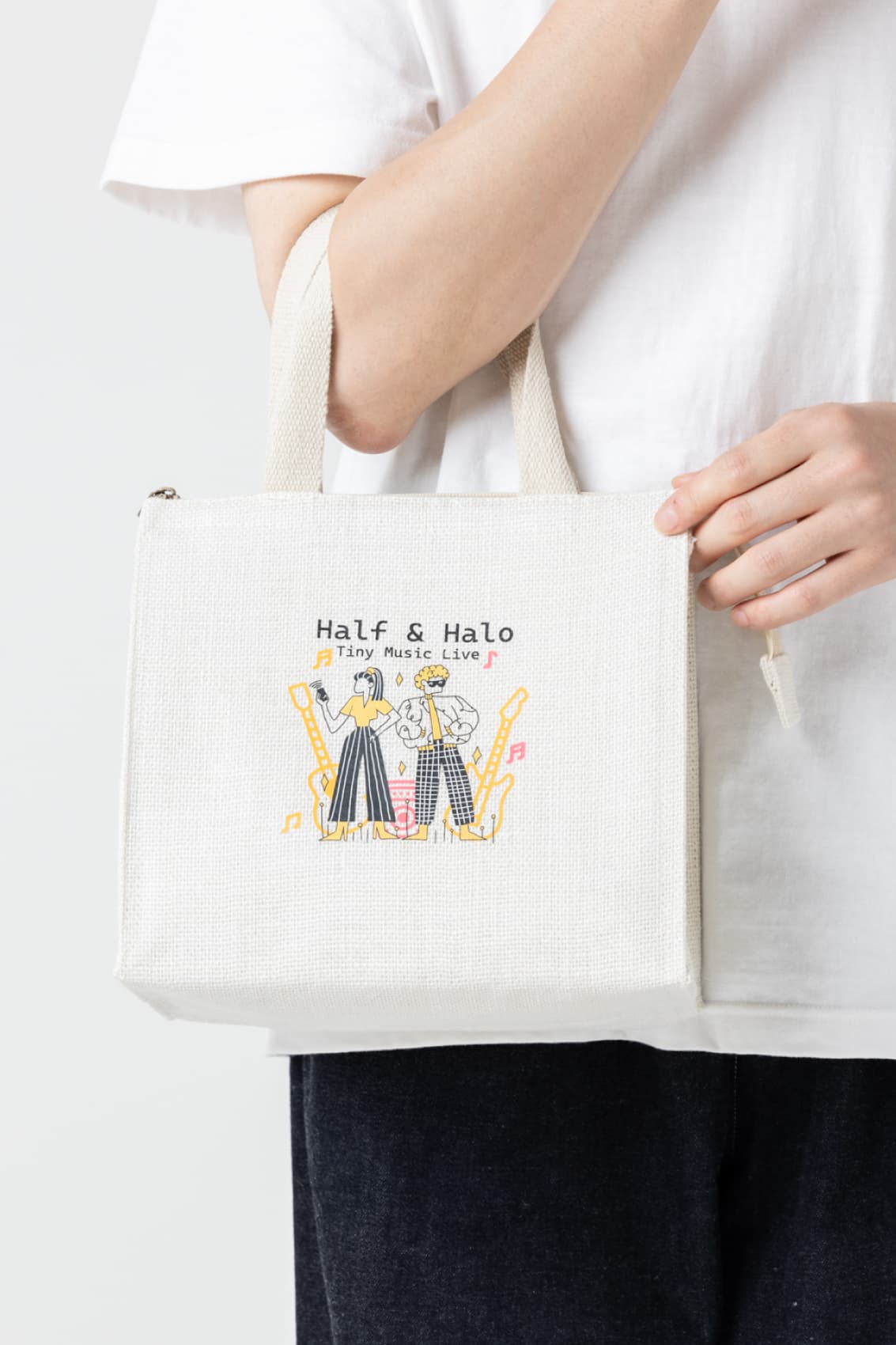 オリジナルランチトートバッグにプリント・刺繍でノベルティ激安作製