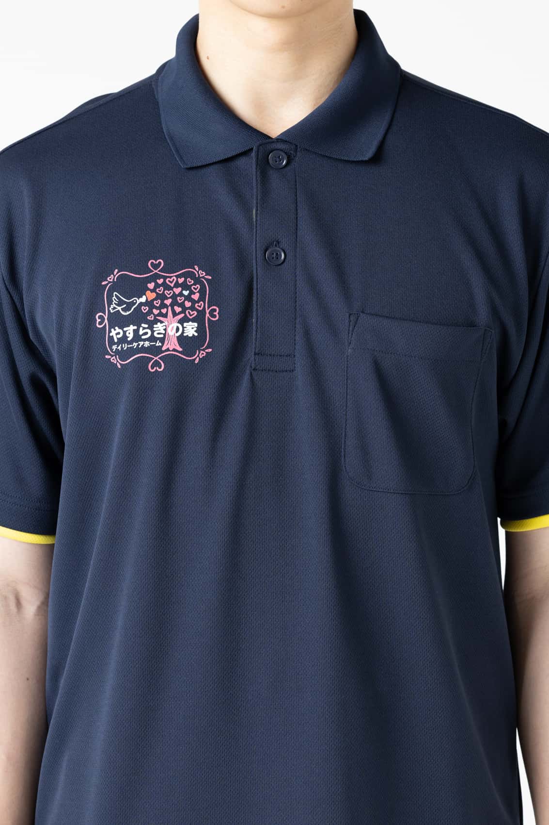 レイヤードドライポロシャツ[glimmer 339AYP]｜オリジナル刺繍