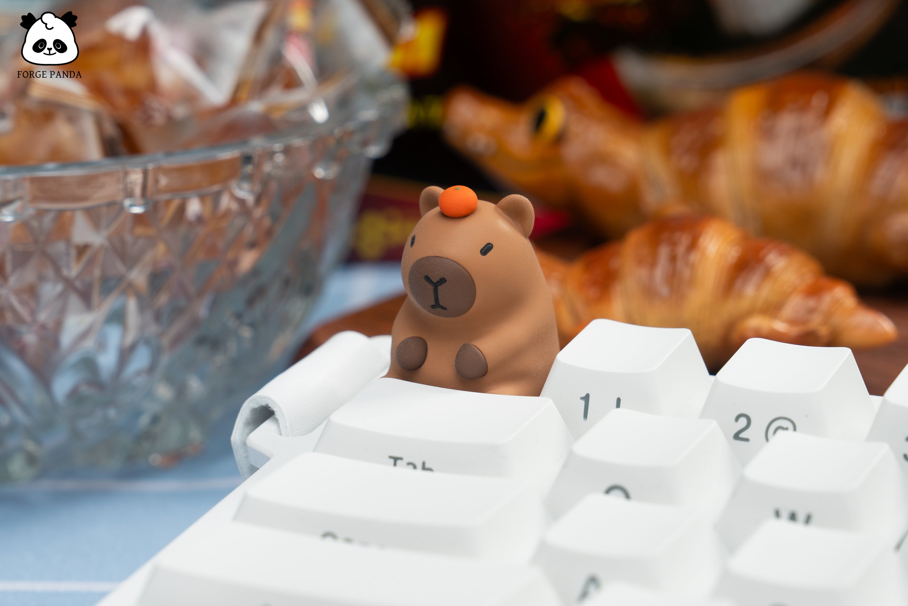Zen Capybara Keycap – Orange Edition (Keycap)