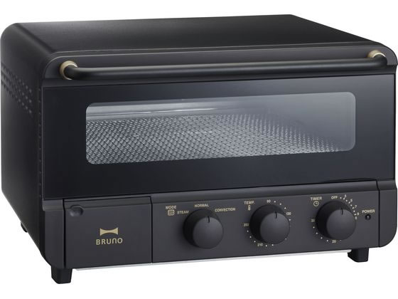 BRUNO スチーム&ベイクトースター ブラック BOE067-BK 通販