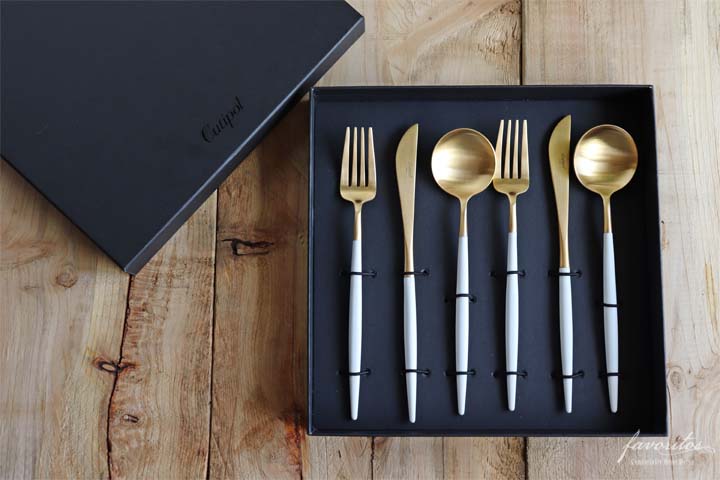 送料無料】【ギフトセット】 Cutipol（クチポール） ｜ GOA カトラリー