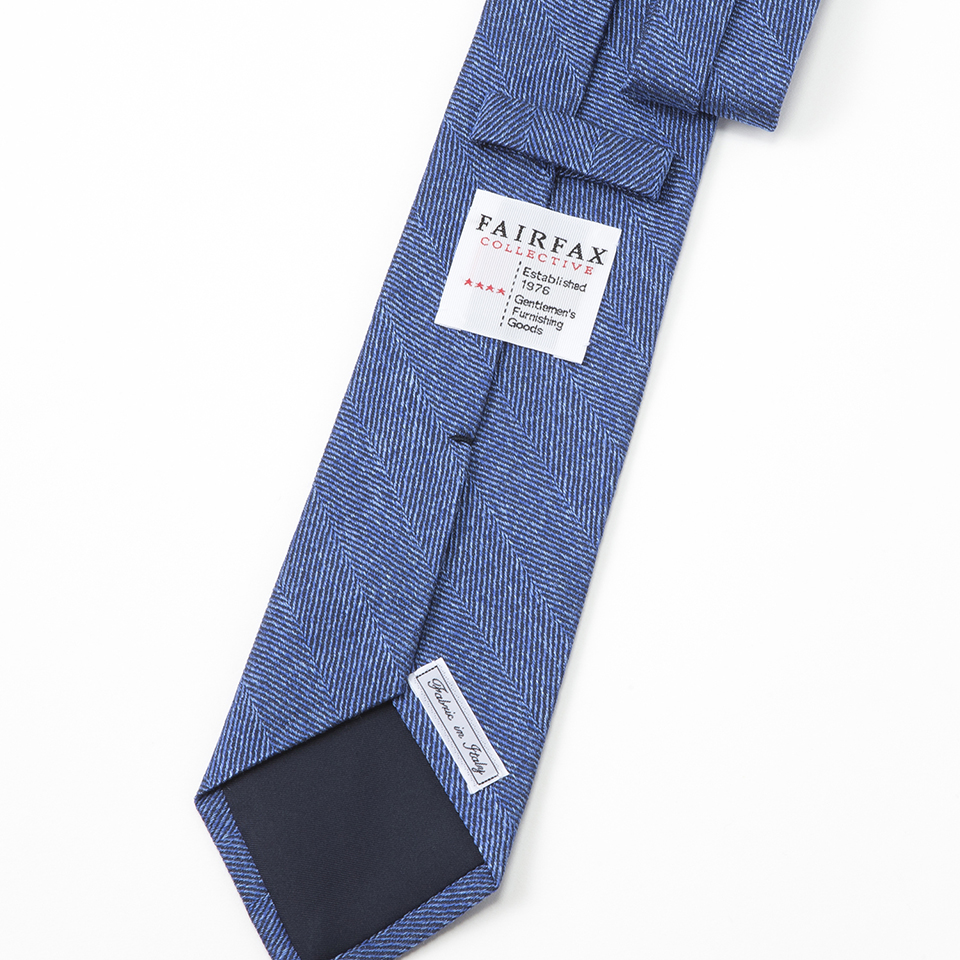 FAIRFAX/ヘリンボーン地メランジソリッドタイ | FAIRFAX COLLECTIVE