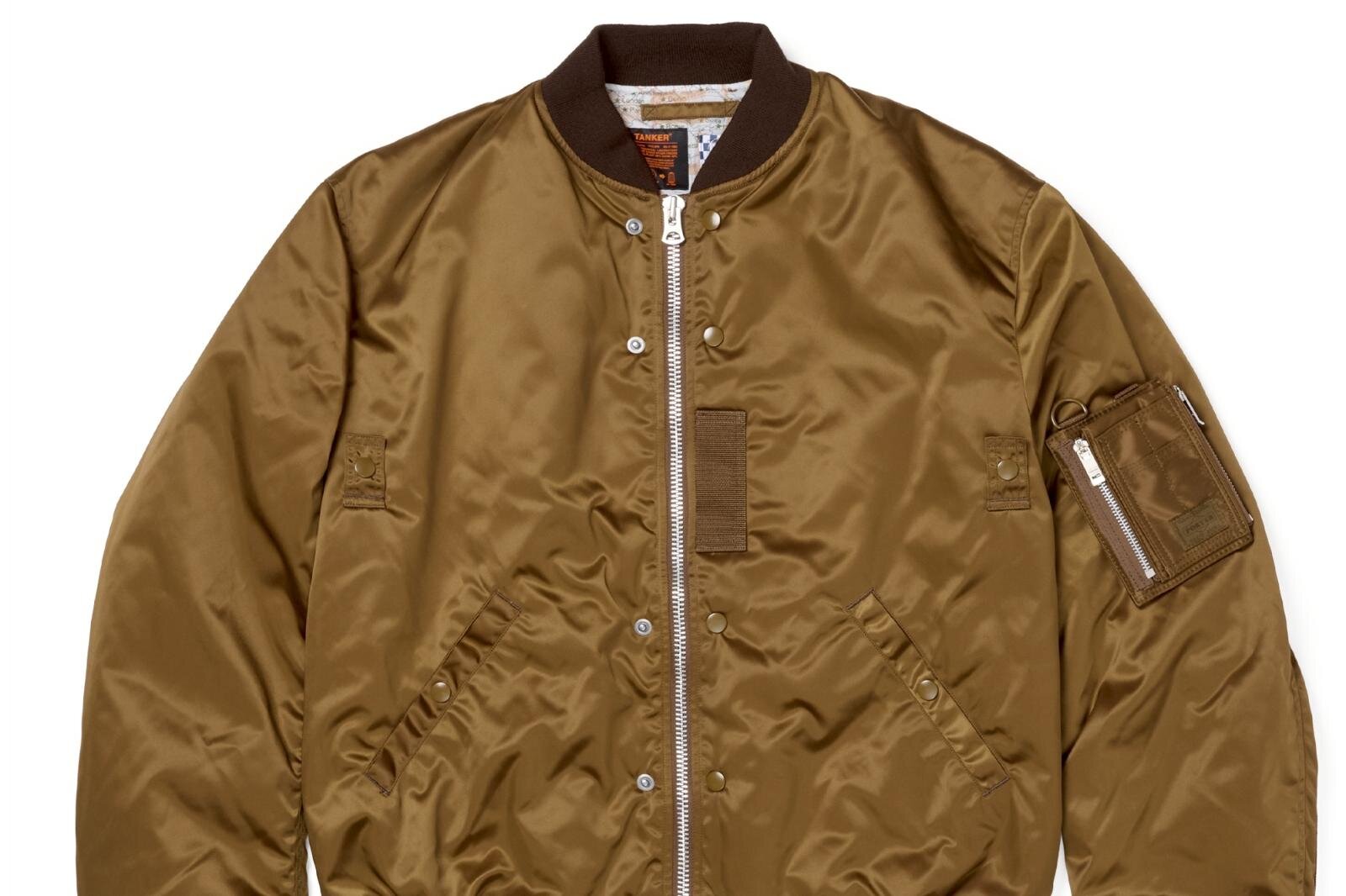 ポーター×バズリクソンズのジャケット、「タンカー」素材で仕立てた