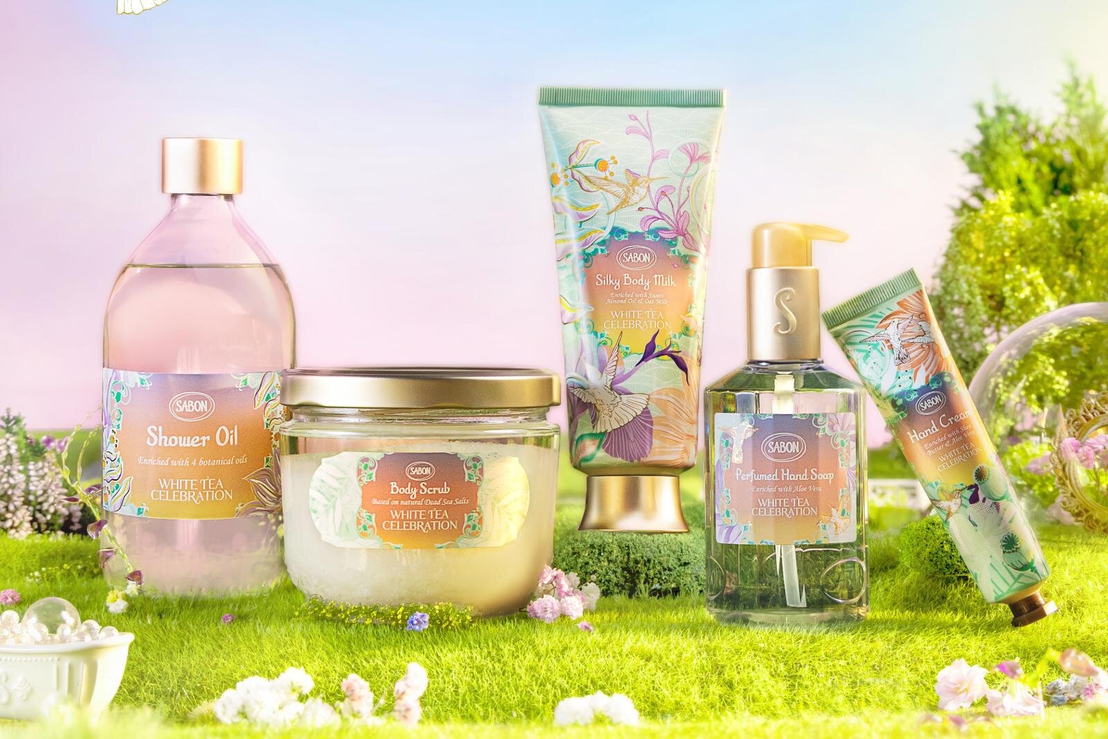 SABON2026年春コスメ「ホワイトティー・セレブレーション