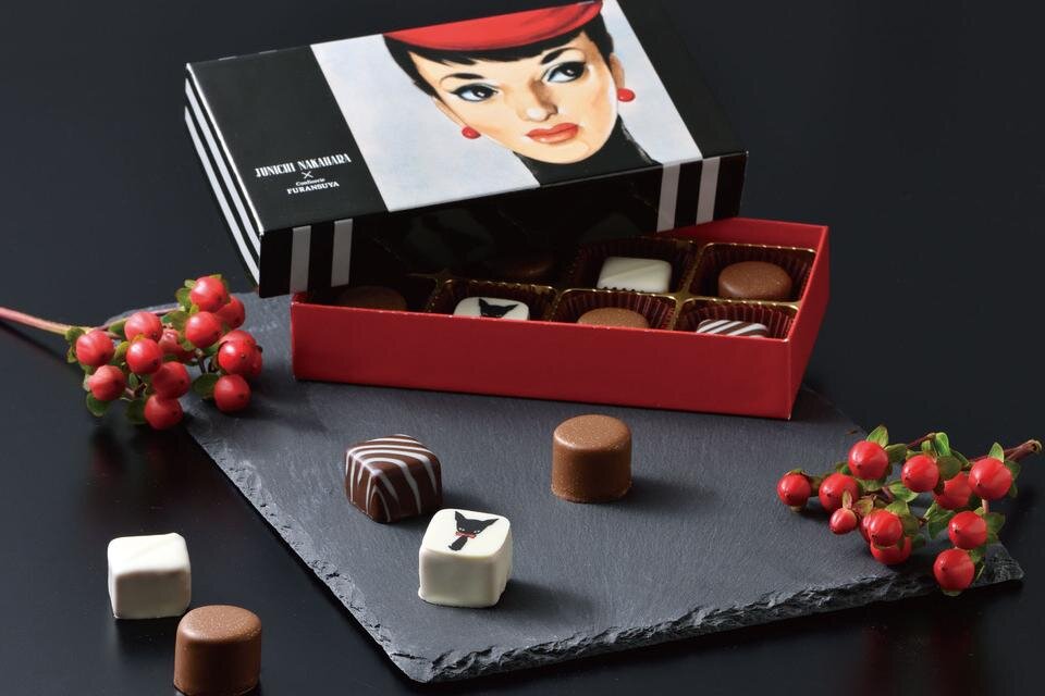 中原淳一”絵画デザイン”の2026年バレンタインチョコレート、フランス屋