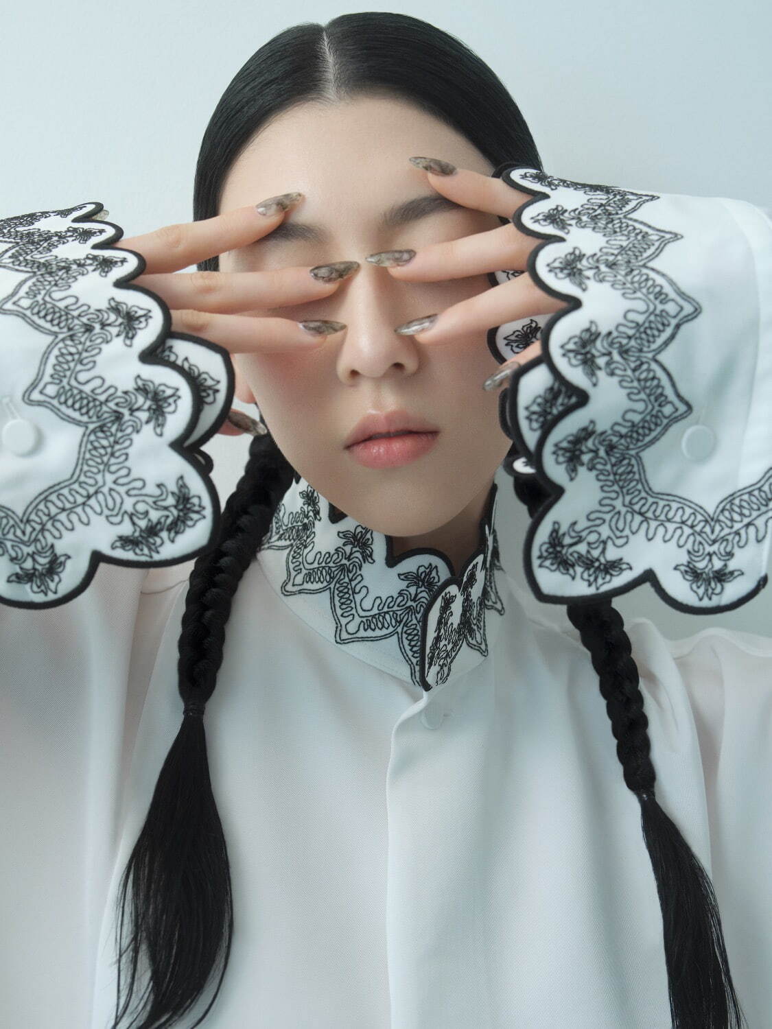 フェティコ×ハルノブムラタ×ザ トウキョウ“刺繍華やぐ”オーバーサイズ