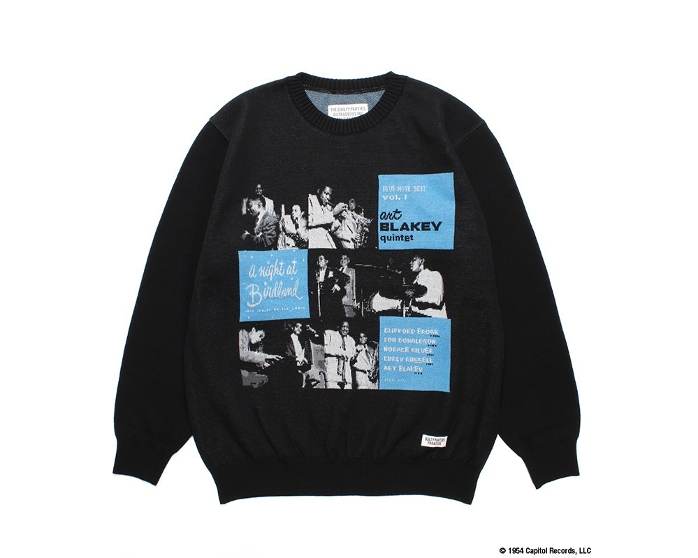 ワコマリア×ブルーノート“名盤ジャズレコード”のニット＆スウェット