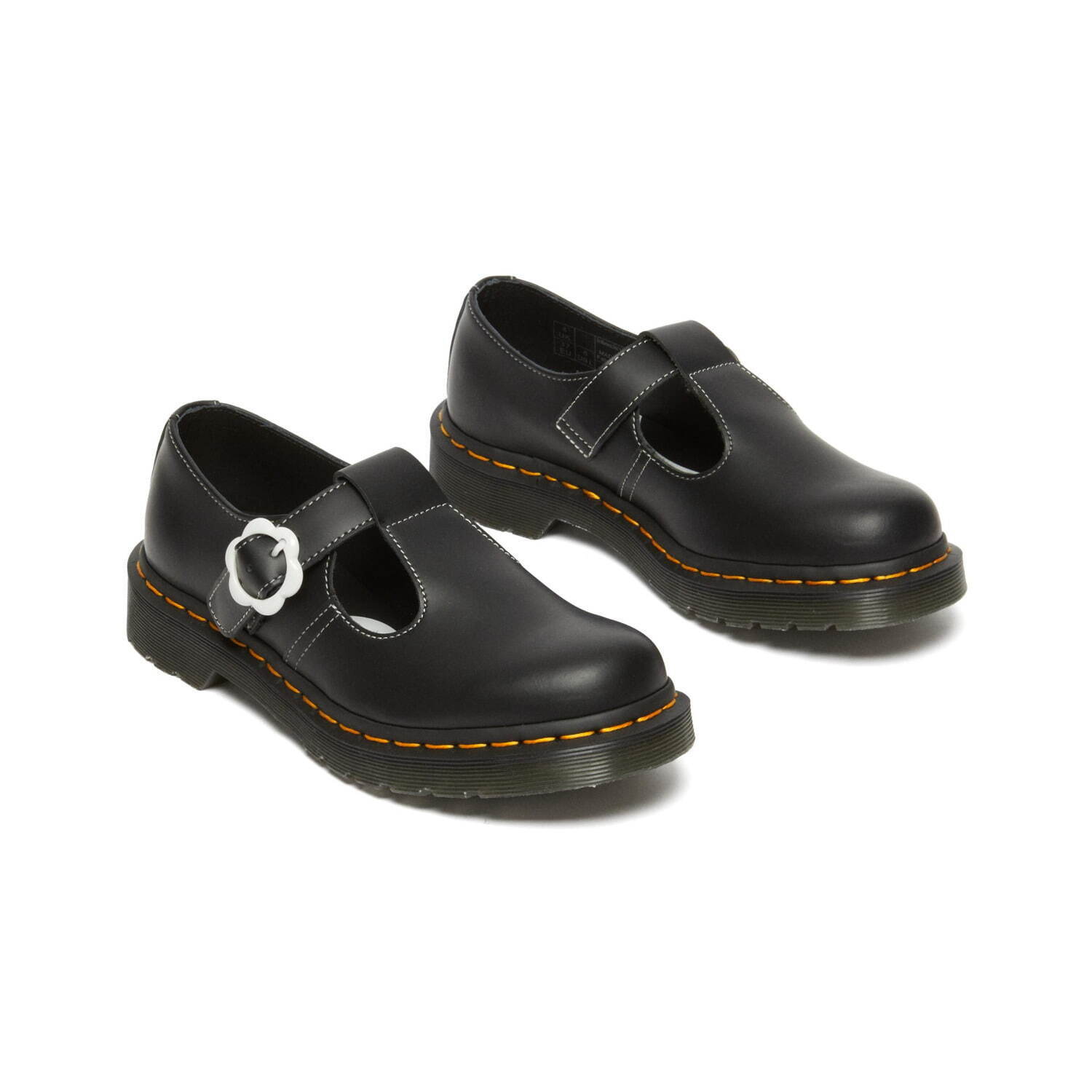 ドクターマーチン“モノトーン×フラワーモチーフ”新作シューズ、花