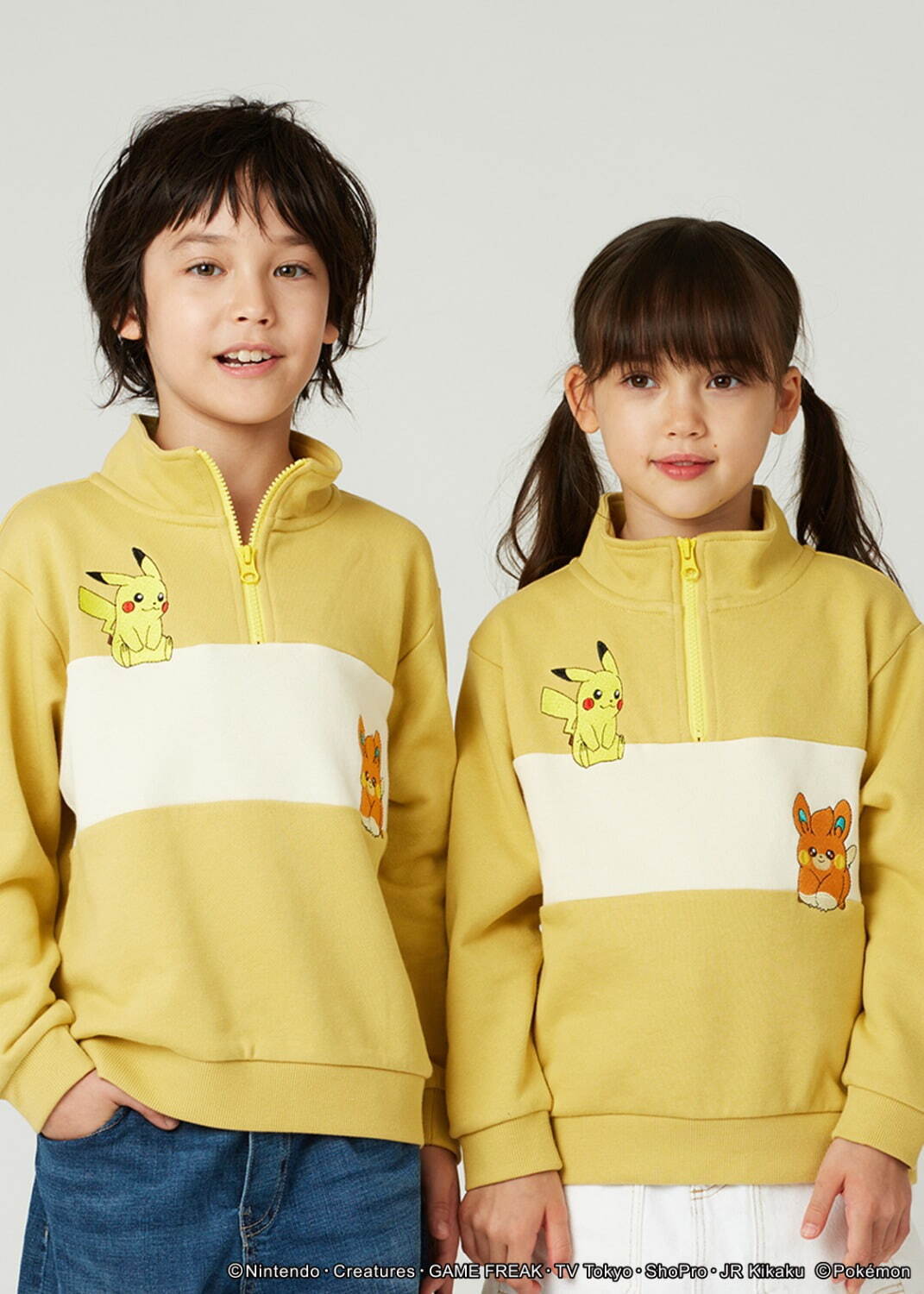 グラニフ×ポケモンの新作、イーブイのポンチョ型パーカーやミミッキュ
