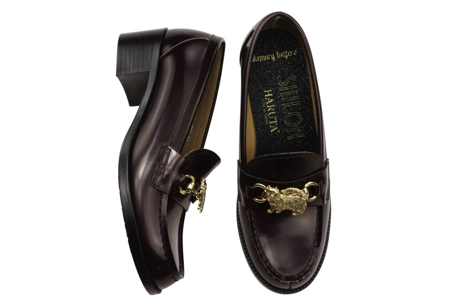 シーロン×ハルタ“星降る夜に彷徨う猫”モチーフのローファー、煌めく