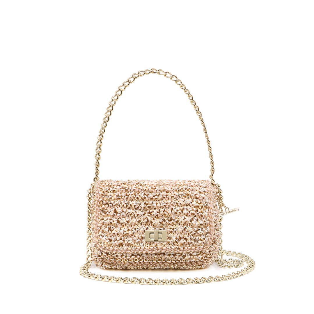 アンテプリマ24年クリスマスバッグ、“花モチーフ”煌めくワイヤーバッグ