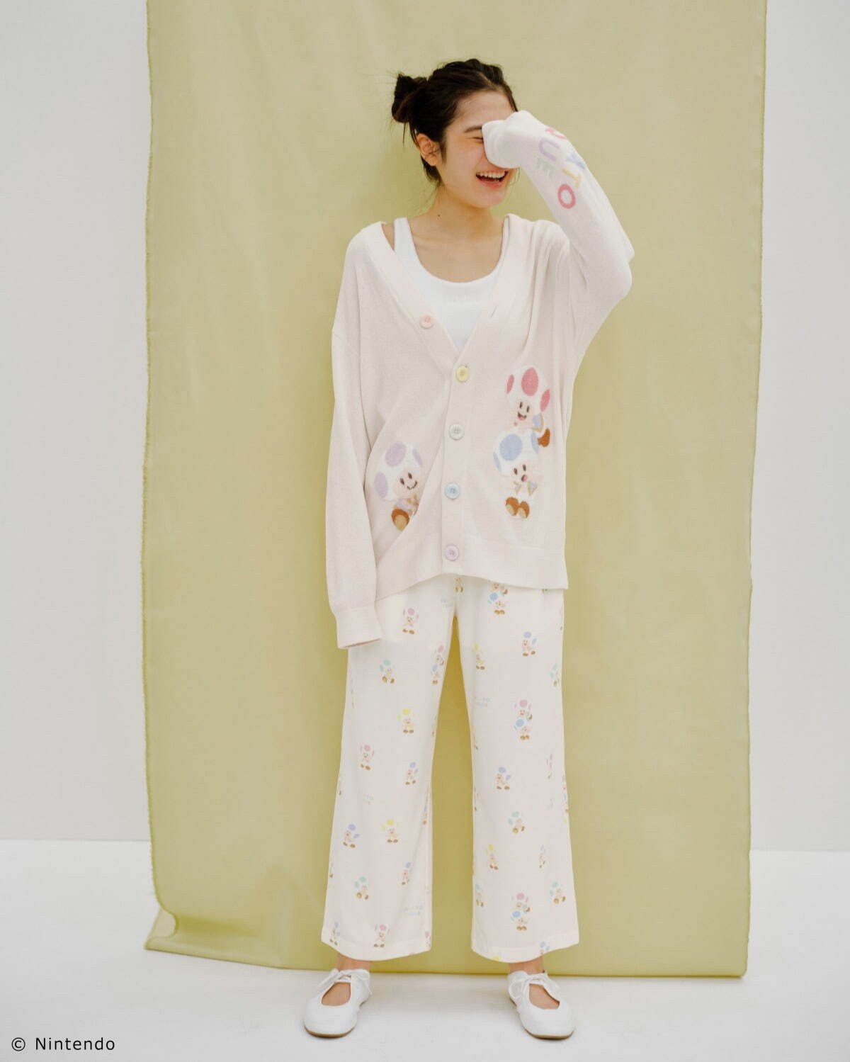 ジェラート ピケ「スーパーマリオ」春色キノピオ＆ヨッシーのルーム