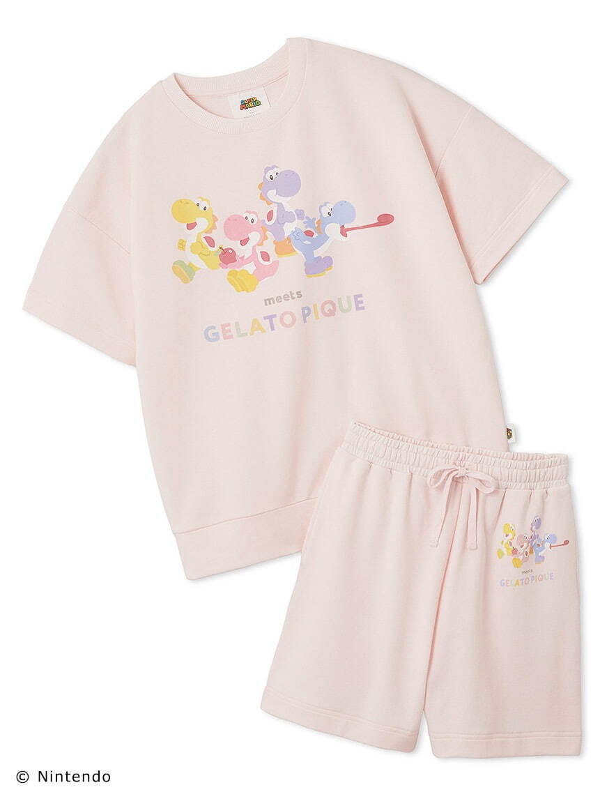 ジェラート ピケ「スーパーマリオ」春色キノピオ＆ヨッシーのルーム