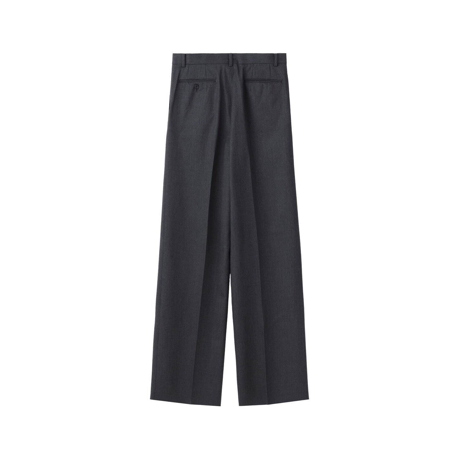 ジョン ローレンス サリバン“大胆タック”のワイドトラウザーズ、直営店