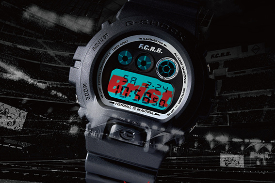 F.C. レアル ブリストル×G-SHOCKのコラボウォッチ、バックライトに