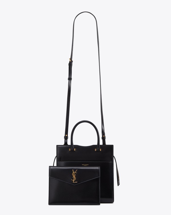 サンローラン“YSLロゴ”入り新作バッグ「アップタウン」モノトーン