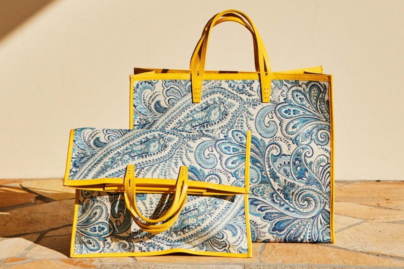 ア ヴァケーション20年春夏新作、人気トート「タンク」にペイズリー柄