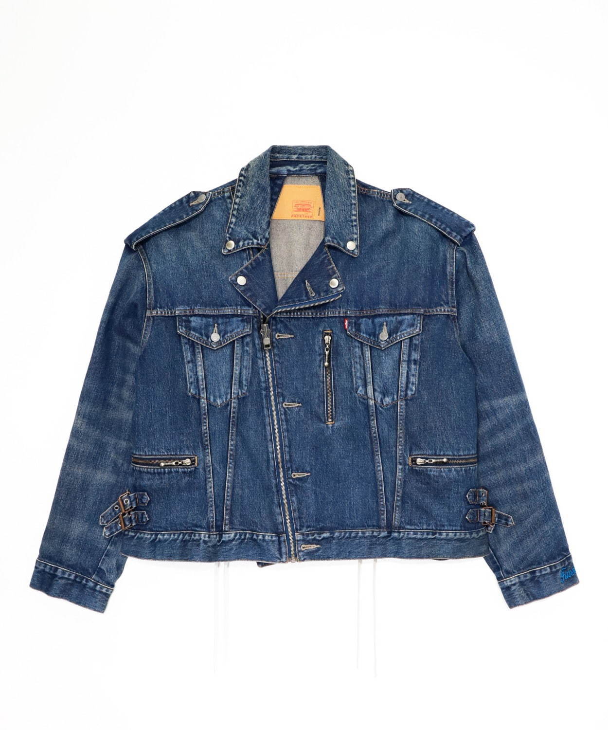 リーバイス×ファセッタズム、アシンメトリー＆捻りディテールの