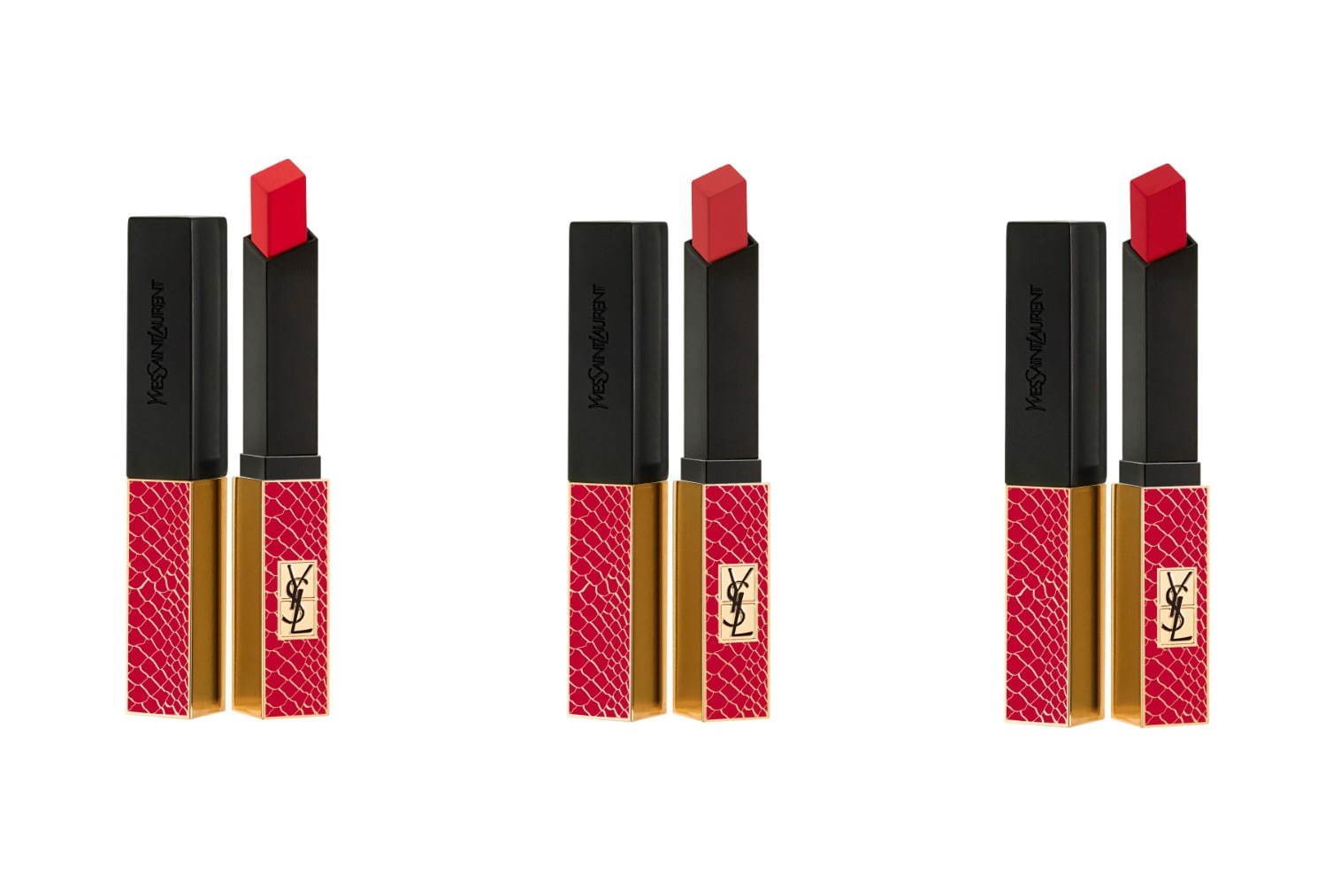 イヴ・サンローラン「パイソン」モチーフの限定リップ、艶やマットの