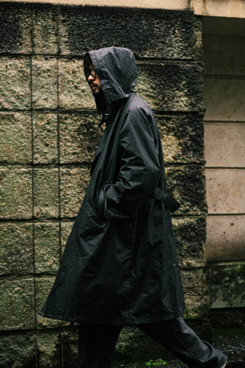 バブアーのレショップ別注オイルドコート、シンプルなバルカラーコート