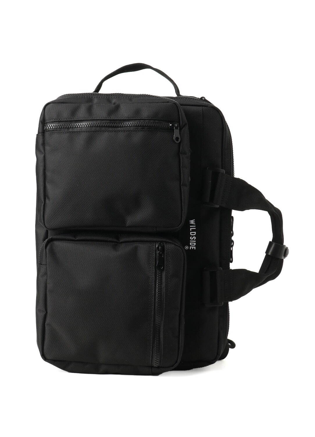 ワイルドサイド ヨウジヤマモト“オールブラック”バッグ、高密度