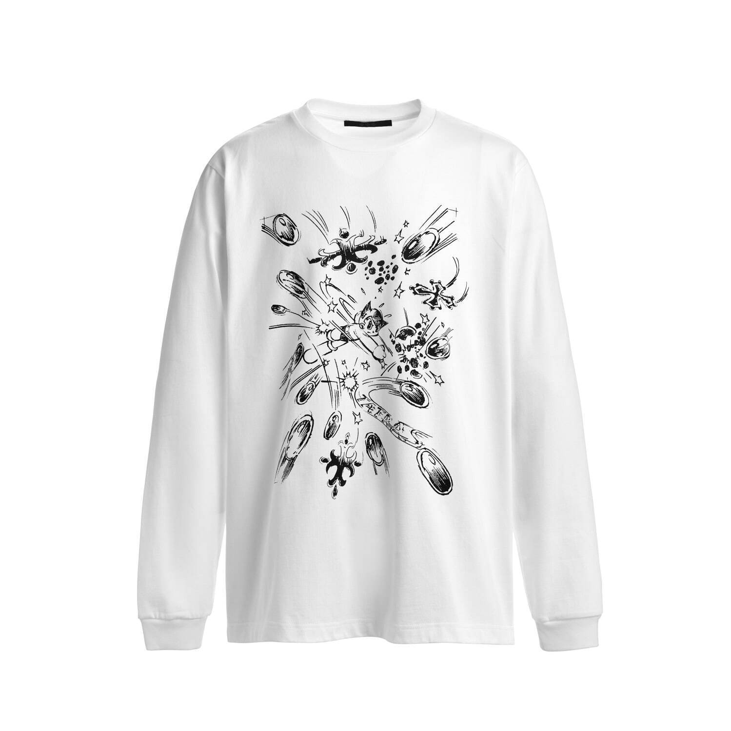 タトラス×手塚治虫『鉄腕アトム』コミック柄のリバーシブルダウン