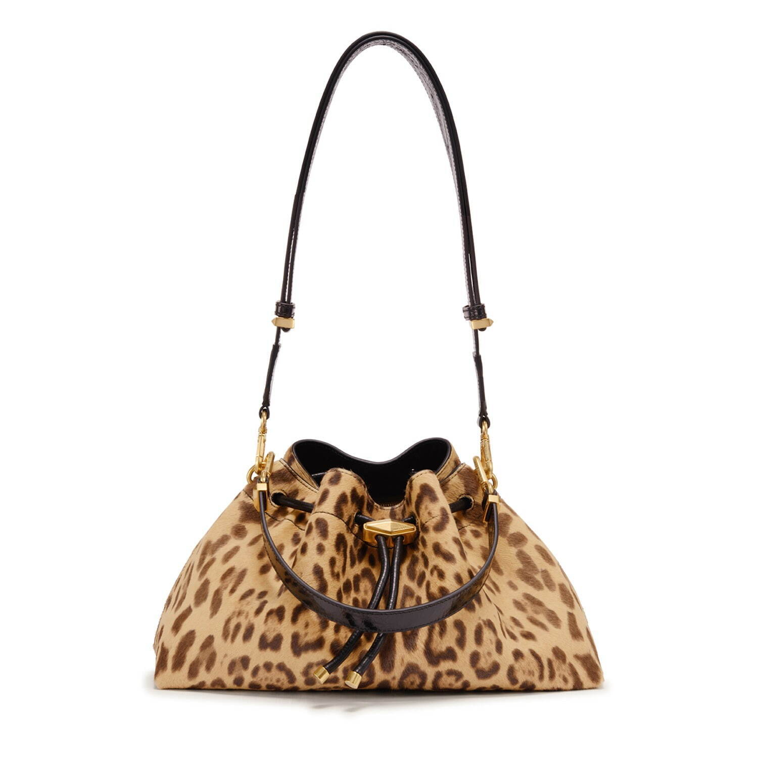 ジミー チュウ24年冬ウィメンズバッグ、クリスタルの“JCロゴ”飾った