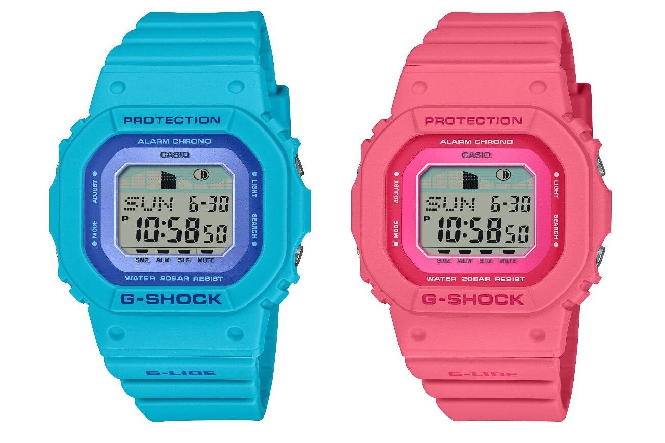 G-SHOCK「パワーピンク」ウオッチ、青みピンクやヴィヴィッドカラーの