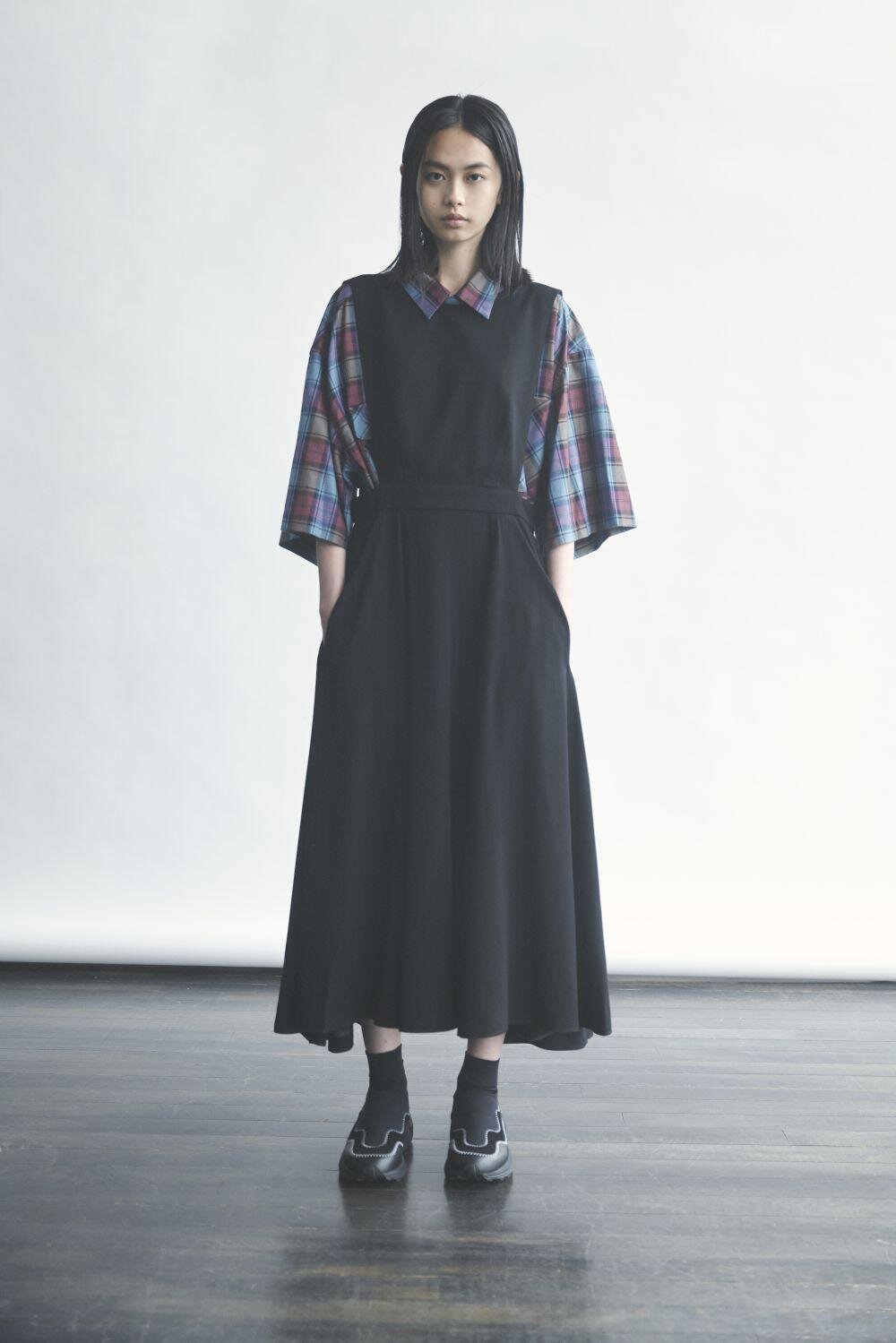 Y's.」フレアジャンパースカートやボクシーなチェック柄ワーク