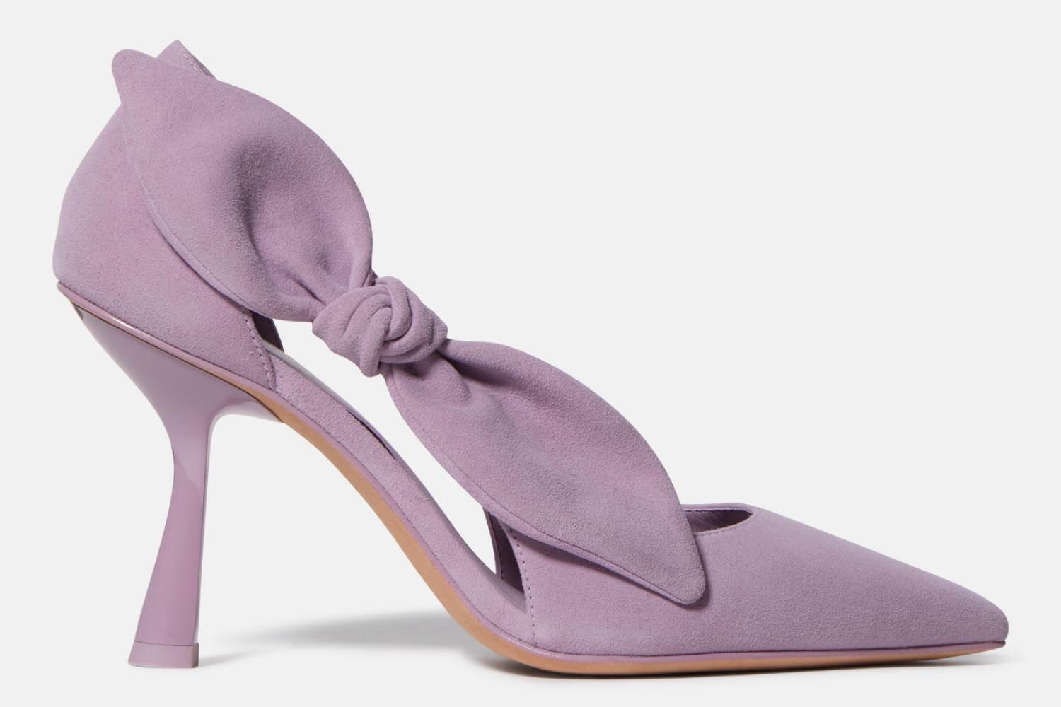 マノロ ブラニク”ツイード×黒レザー”ヒールシューズ＆フリンジ付き