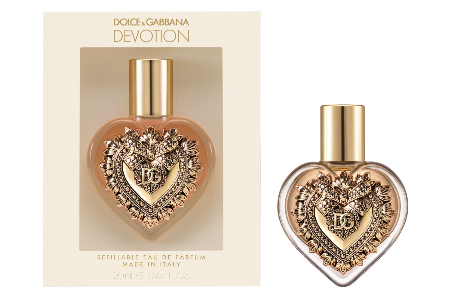 ドルチェ＆ガッバーナ25年クリスマスコスメ、“サクレハート型”限定