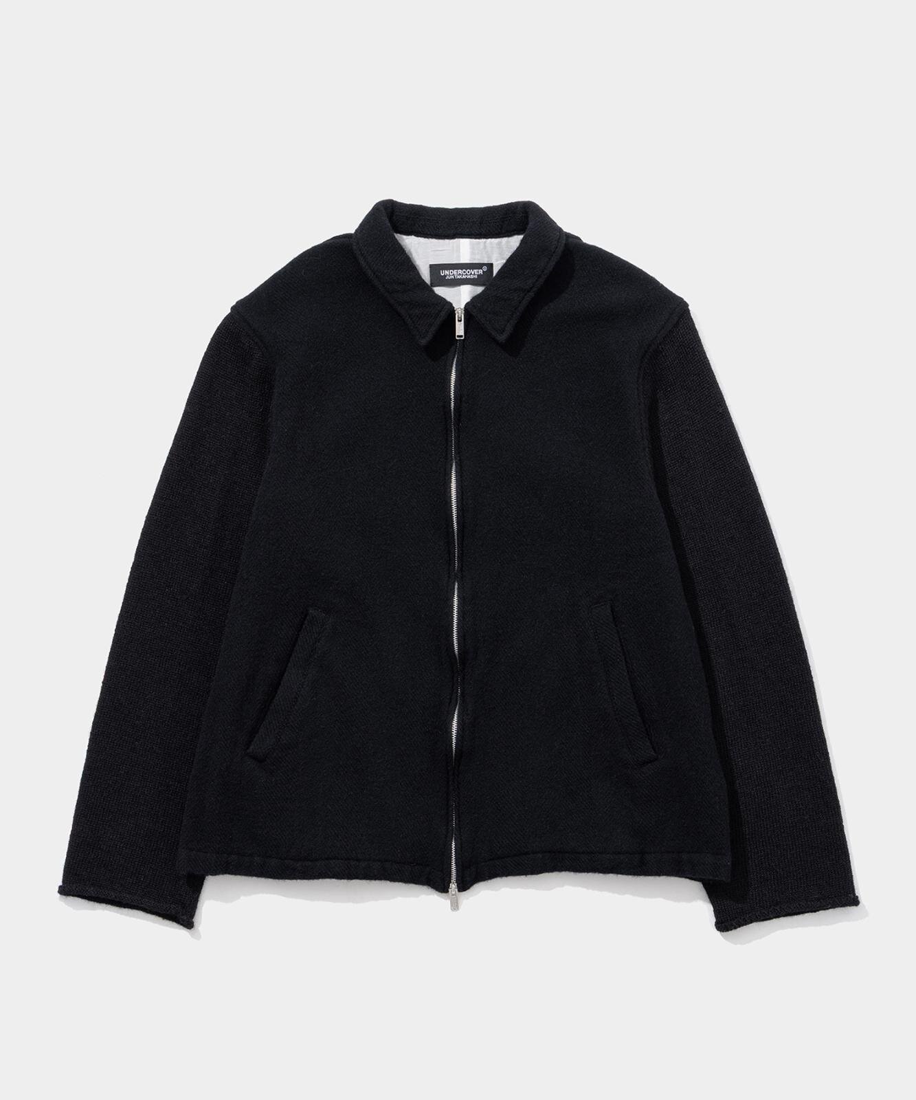 アンダーカバー限定ウールブルゾン＆切りっぱなし縮絨コート、原宿