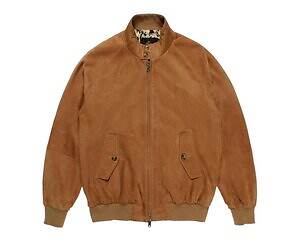 ワコマリア×バラクータのジャケット「G9」スエードレザー＆レオパード