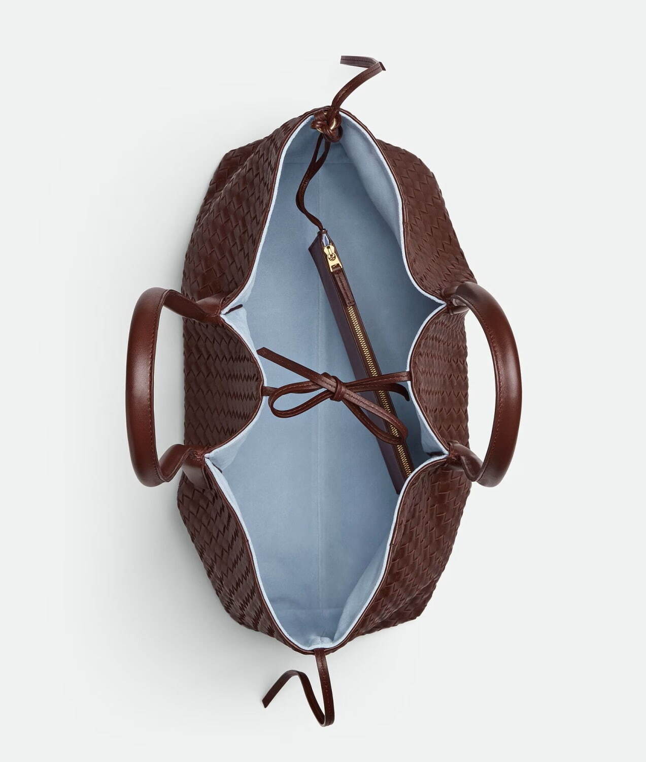 ボッテガ・ヴェネタ“変形できる”編み込みレザーのトートバッグ