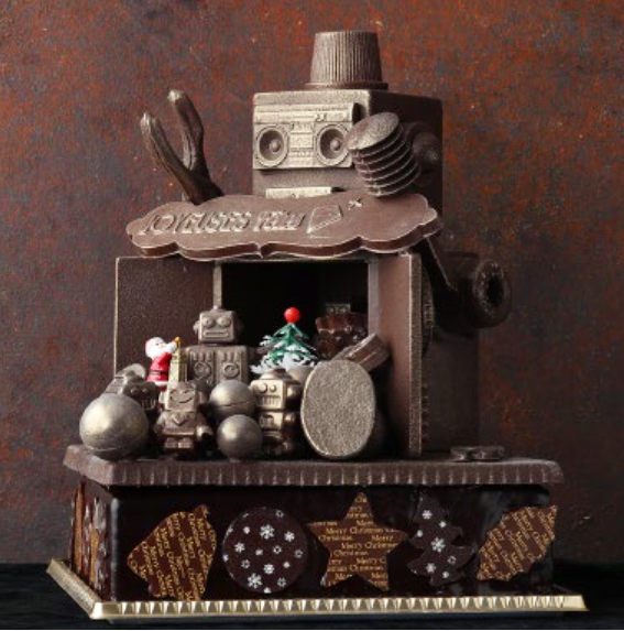 ウェスティンホテル東京のクリスマスケーキ - シュークリームのツリー