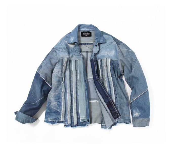 KUROのギンザ シックス限定アイテム、3～4本のデニムパンツを使った