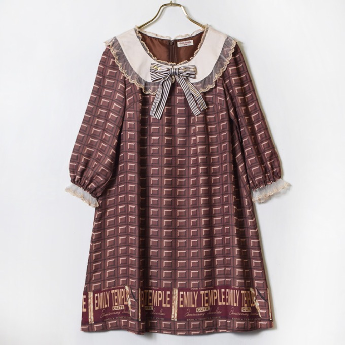 エミリーテンプルキュート20周年「anniv.チョコ」板チョコ模様の