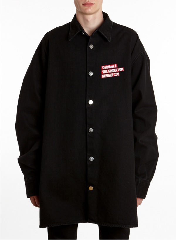 ラフ シモンズ×映画『クリスチーネ・F』、映画のワンシーンをプリント