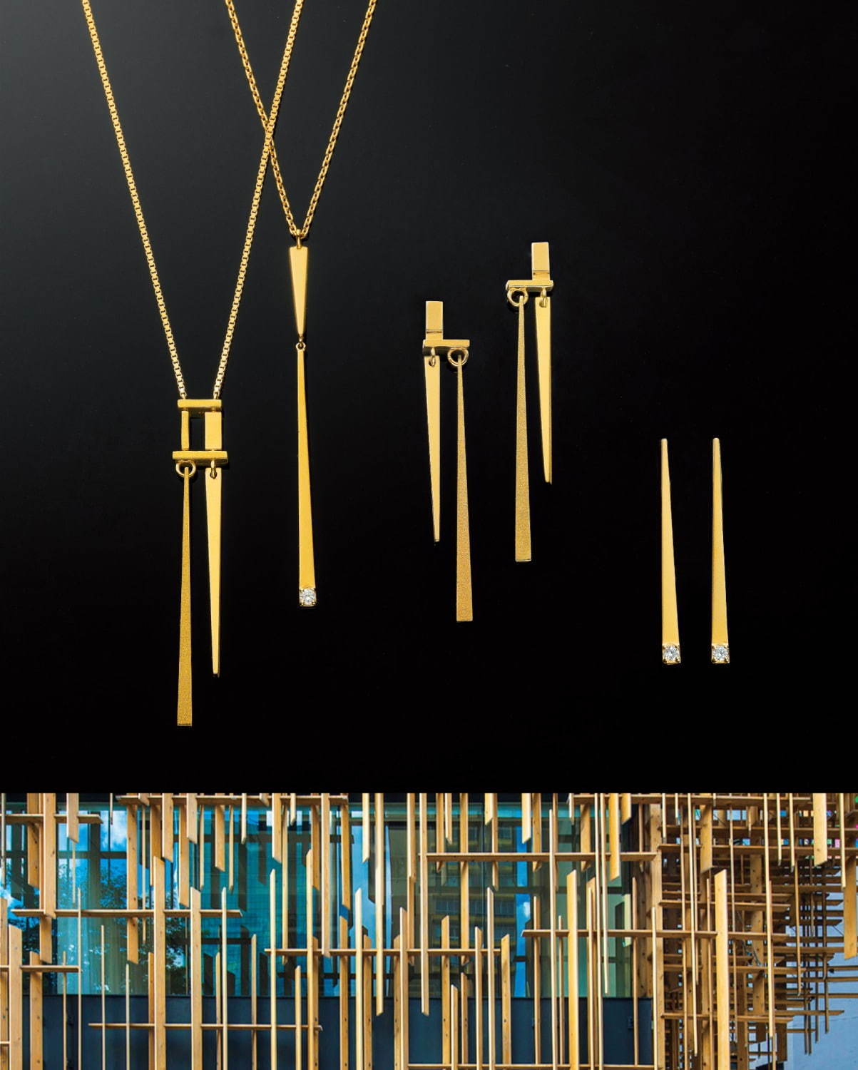 ヴァンドーム青山“隈研吾”とのコラボジュエリーを全国展開、｢ロータス