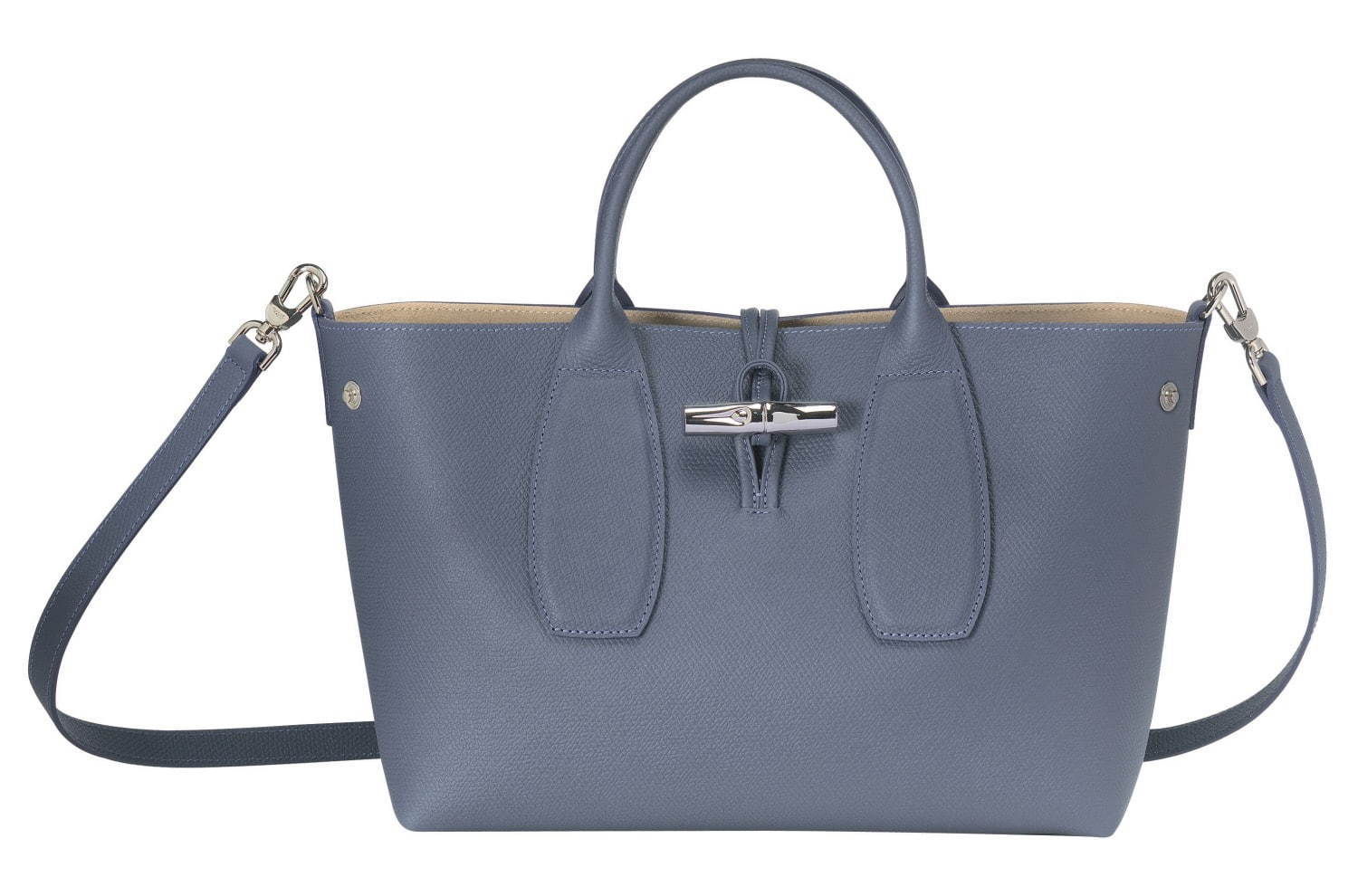 ロンシャンの「ロゾ」新作トートバッグ、“ダッフルコートのボタン”着想